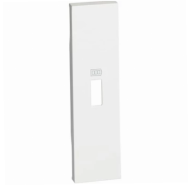 Лицевая панель USB зарядки 1 модуль. Цвет Белый. Bticino серия Living Now. KW10C